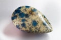 K2 blue and white jasper crystal cabochon