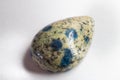 K2 blue and white jasper crystal cabochon