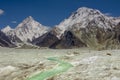K2 and broad peak peak are beautiful mountains in Karakorum range Pakistan