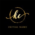 KC beauty logo inspiration, luxury logo design