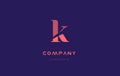 K company small letter logo icon design