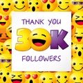 30 k 3 D bg following users