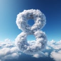 8k 3d Cloud Number: Powerful Symbolism And Clever Juxtapositions