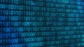 4K Digital Binary Code Random Number Grid Technology Background Royalty Free Stock Photo
