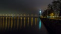 4K. Dnepropetrovsk At Night, Time Lapse 2