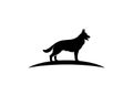 K9 dog training breeding farm logo