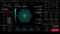 4k Dormant State Reactor Futuristic Dashboard Graphic Animated User Interface HUD