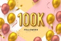 100K followers banner.