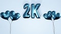 2K, 2000 followers or subscribers celebration banner