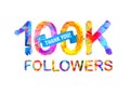 100K followers. Thank you!