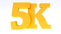 5k or 5000 followers thank you.