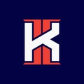 K H Letter Emblem Game Sports Team Construction Energy Power Company Logo Png