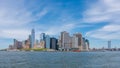 4k hyperlapse video of Lower Manhattan skyline