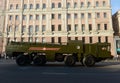 The 9K720 Iskander is a mobile short-range ballistic missile system.