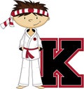 K is for Karate Royalty Free Stock Photo