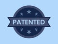 Patented Badge vector illustration, Patented Stamp