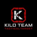 K Letter Tactical military target logo design