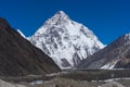 K2 mountain peak view from Concordia camp