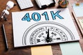 401k Pension Plan In Notebook