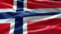 4k render Svalbard and Jan Mayen Flag video waving in wind Svalbard and Jan Maye