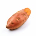 8k Resolution Sweet Potato On White Background Royalty Free Stock Photo