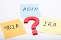 401k, Roth Or Ira Choice
