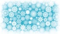 4k Seamless loop of Christmas snowflakes background