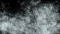 4k Snowball stains ink dirt,snow hailstone particles pollution fireworks.