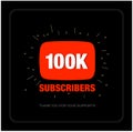 100K Subscribers thank you post. Thank you fans for 1