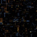 tech city light displacement map texture for 3d modelling