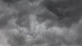 4k timelapse of dark thunderstorm cloud overcasting the moody sky for background design purpose