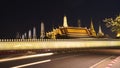 4k Timelapse from day to night. Wat Phra Kaew or Grand Palce in Thailand.