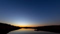 4K Timelapse of milky way and sunrise over Sam Pan Bok canyon, Ubon ratchathani, Thailand