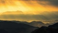 4K Timelapse of sun beams shine through moving clouds, Luangprabang, Laos