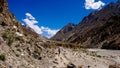 K2 trekking trail terrain, Karakoram range, Pakistan, Asia