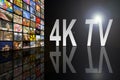 4K TV Concept Royalty Free Stock Photo