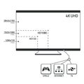 4k uhd tv size and connections