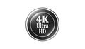 4K Ultra,icon,sign,best 3D illustration