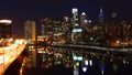 4K UltraHd Traffic flowing in a timelapse of the Philadelphia City center