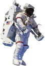 Astronaut, Outer Space Walk, Isolated Royalty Free Stock Photo