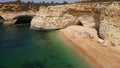 4k video of Beach Praia da Rocha in Portimao. Algarve