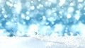 4k Video Snowfall Snowflakes Blue Sky. ProRes 4444