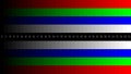 8K 7680x4320 TV RGB gradient television test pattern to adjust the screen, tint 0-255 Royalty Free Stock Photo