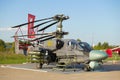 Ka-52K `Katran` is a Russian combat reconnaissance