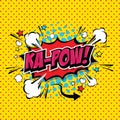 Ka-Pow! Comic Speech Bubble. Vector Eps 10