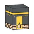 Kaaba color icon