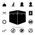 Kaaba icon. Religion icons universal set for web and mobile