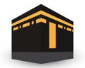 Kaaba icon vector illustration