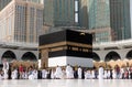 Kaaba in Mecca in Saudi Arabia Editorial Royalty Free Stock Photo