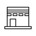 Kaaba Ramadan icon. Simple line vector elements of islam icons for ui and ux, website or mobile application